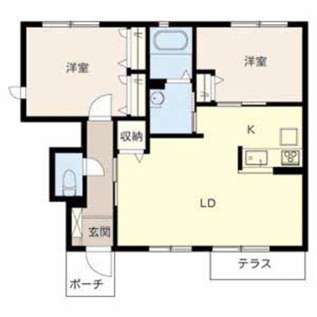 余部駅 徒歩44分 1階の物件間取画像